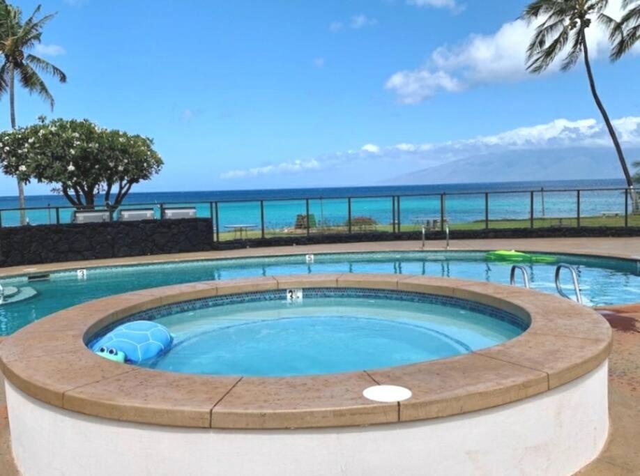 Coral Cove-Poolside Condo And Panoramic Ocean View Kahana Bagian luar foto